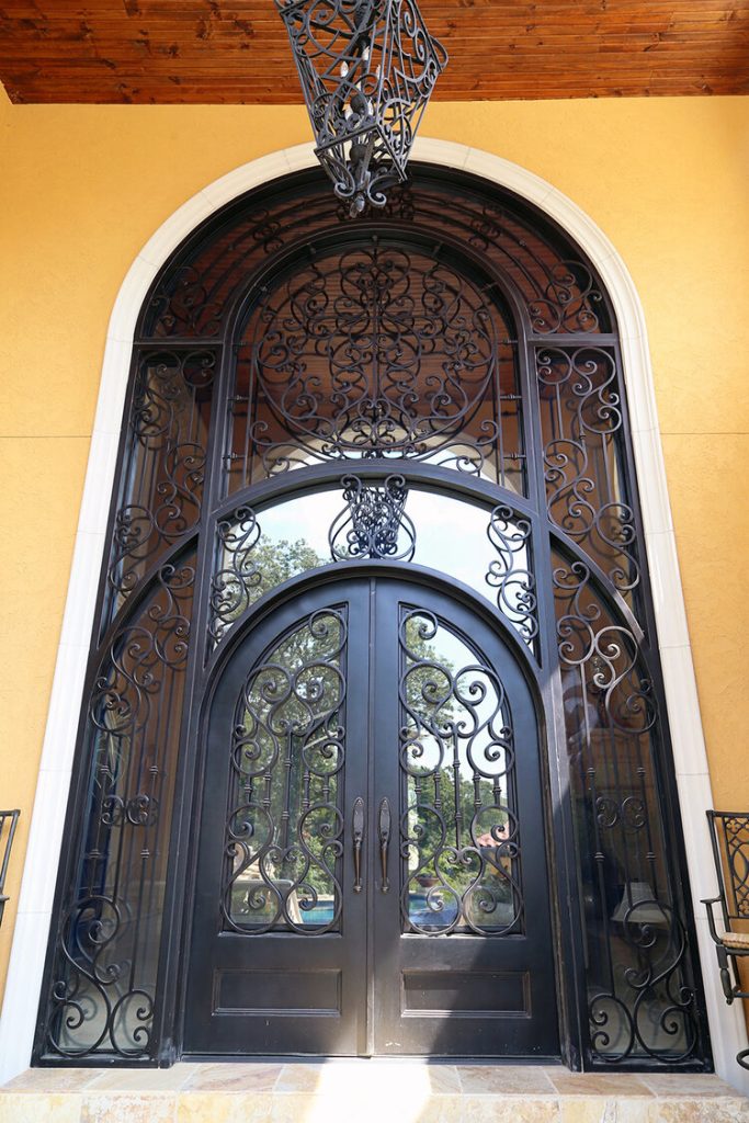 iron front door