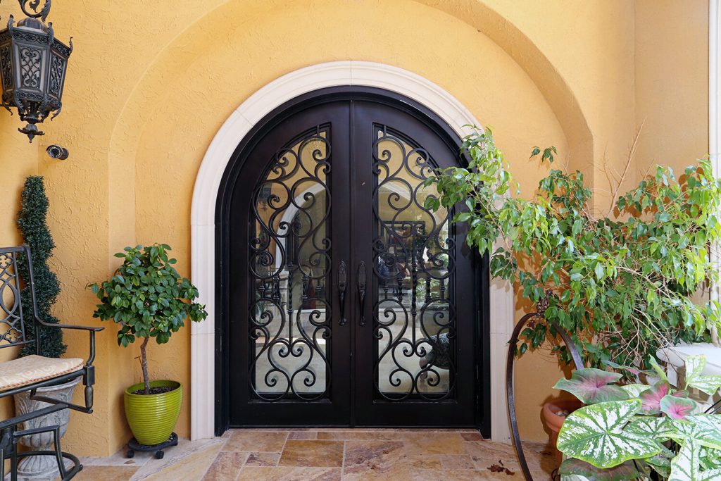 decorative iron doors