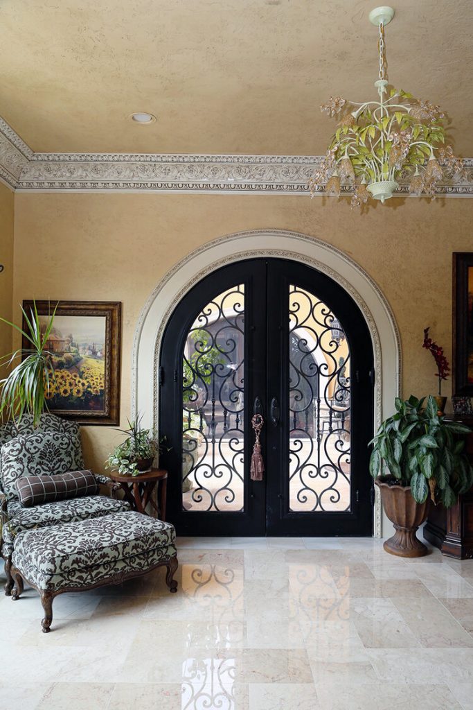 decorative iron doors for home