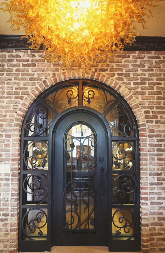 decorative iron doors