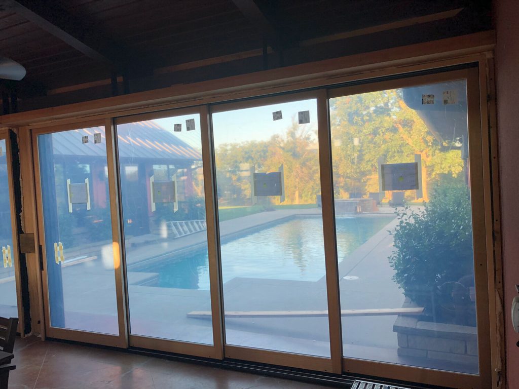 4 panel 16' wide multi-slide door system